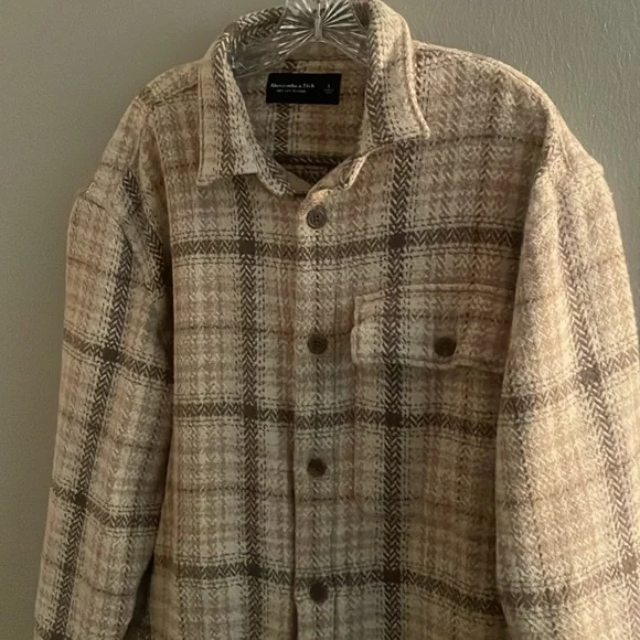 Abercrombie and Fitch Plaid Soft A & F Flannel Size Large - Picture 2 of 12